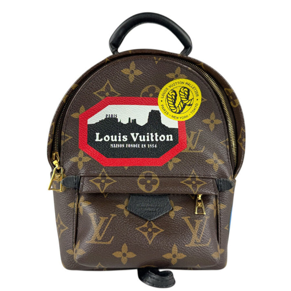 Louis Vuitton World Tour Monogram Palm Springs Backpack Canvas Brown